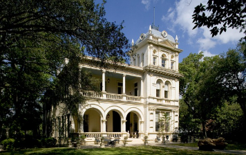 Italian villa landscape
